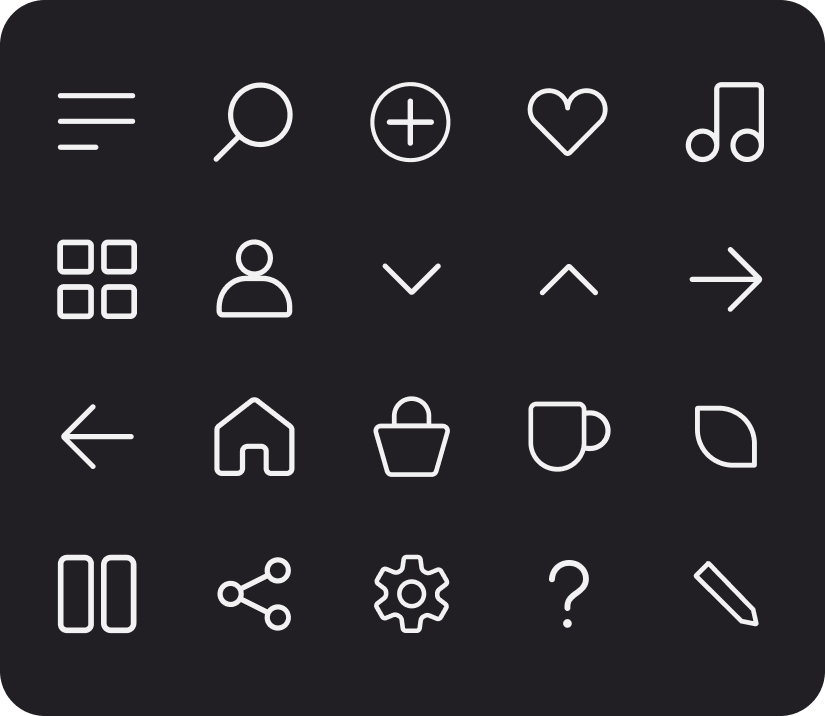 T'time custom icon set